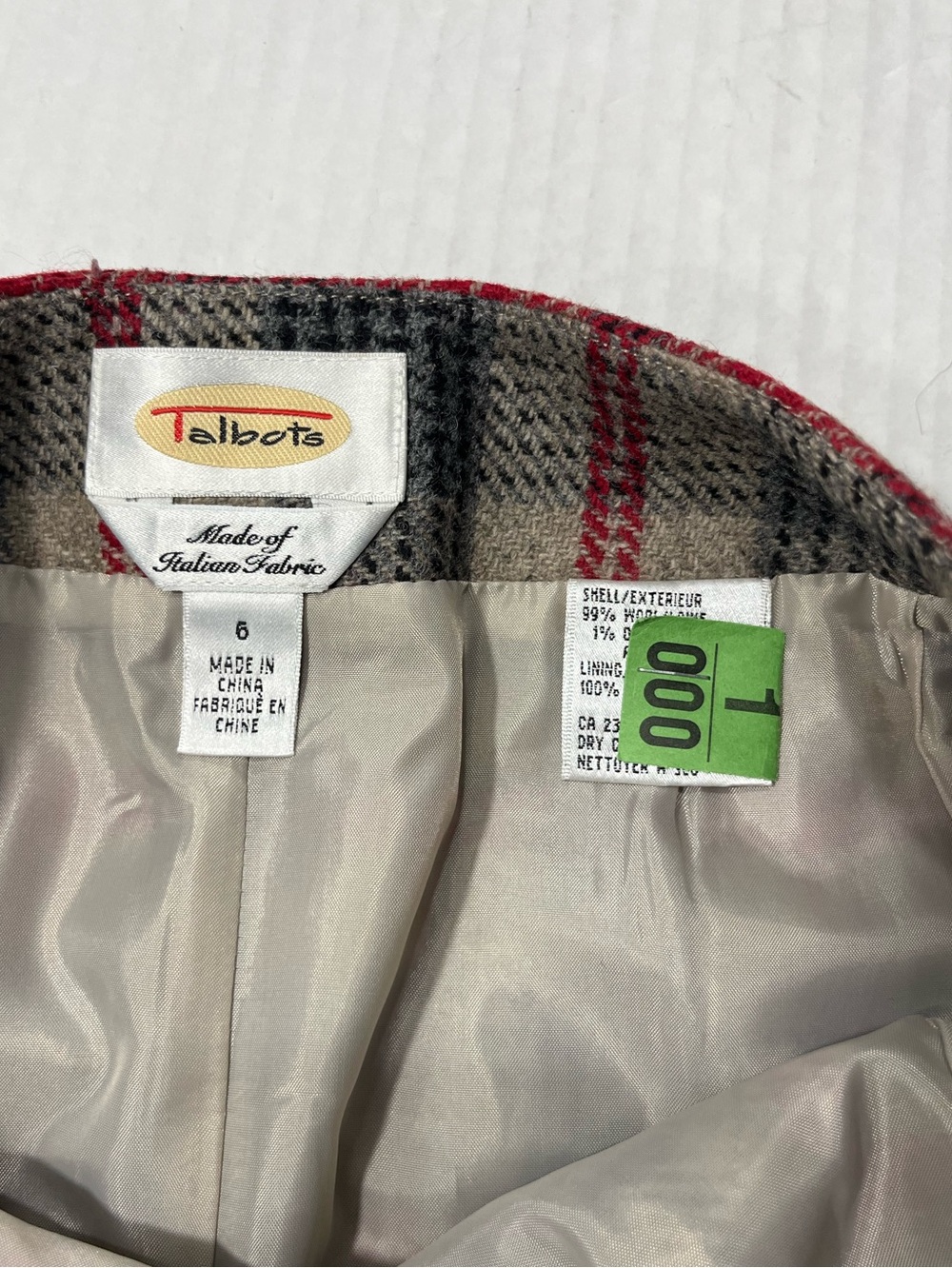 VINTAGE TALBOTS WRAP SKIRT - Picture 7 of 15